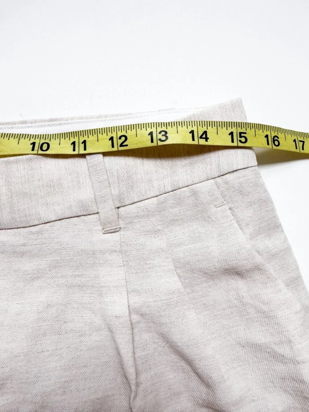 Aritzia Wilfred Effortless Linen Pant Natural Ecru Size 10 NEW NWT